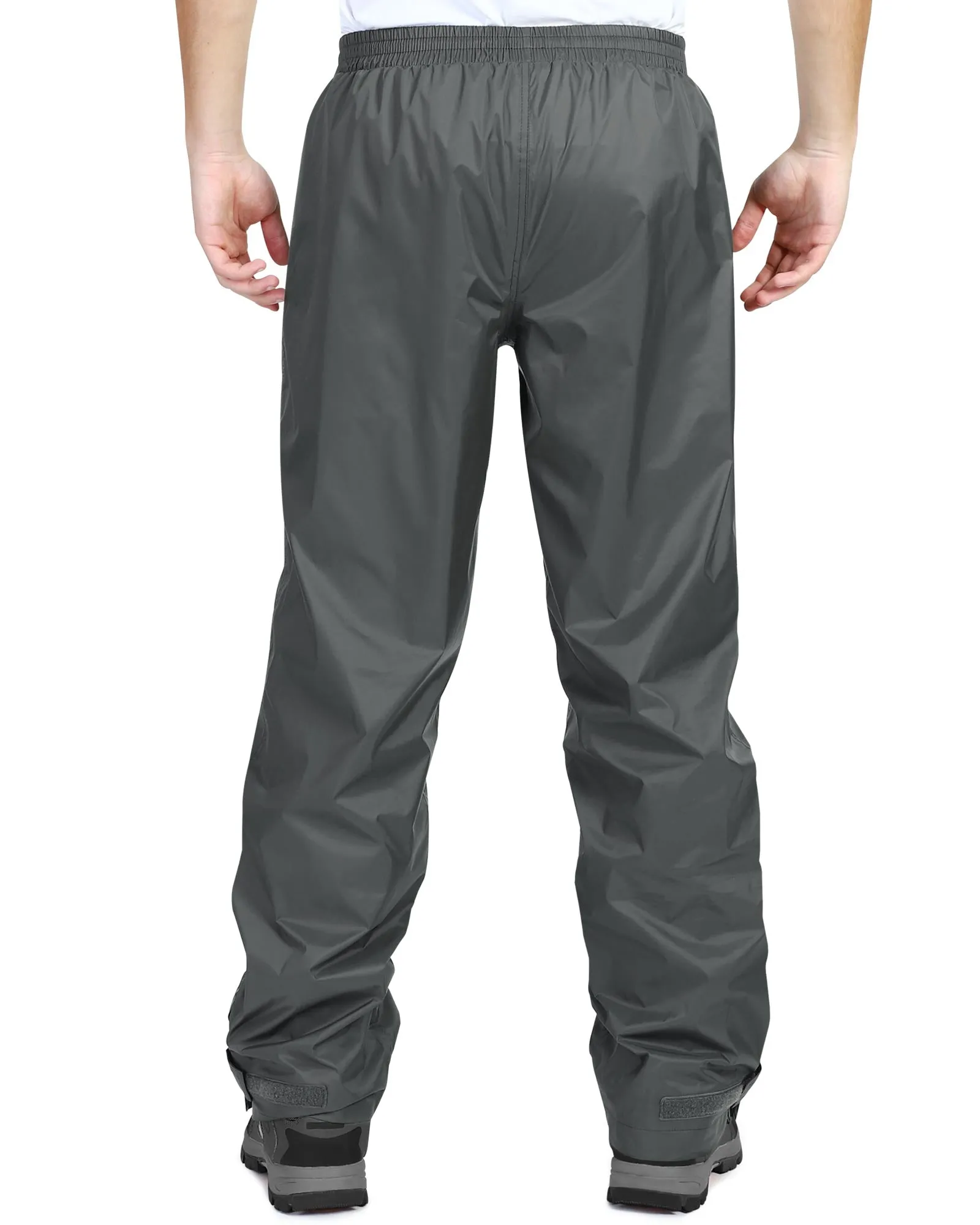 1.10 lbs 5000mm W/P Index 5000 Level Breathable Men's Rain Pants with Reflective Design