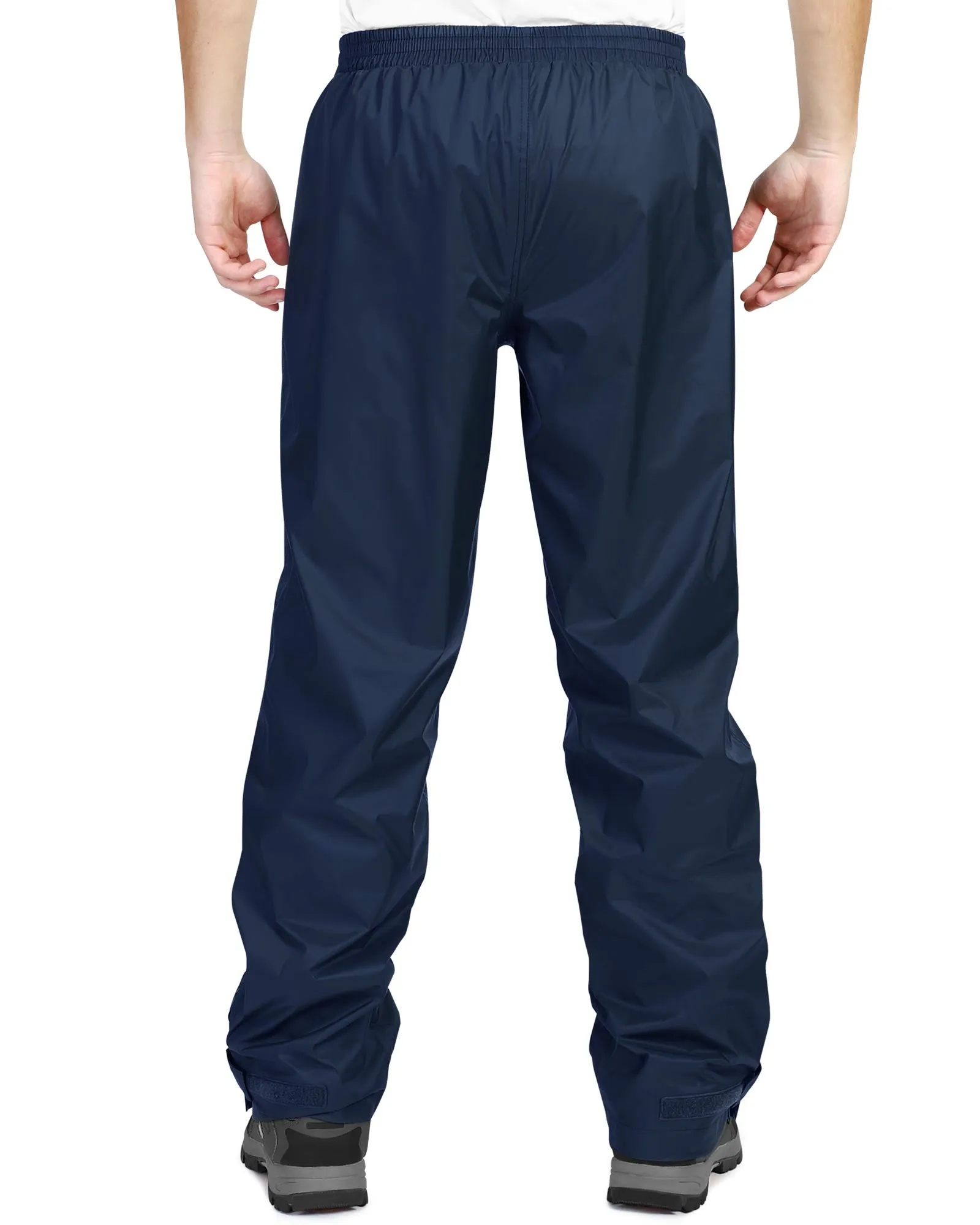 1.10 lbs 5000mm W/P Index 5000 Level Breathable Men's Rain Pants with Reflective Design