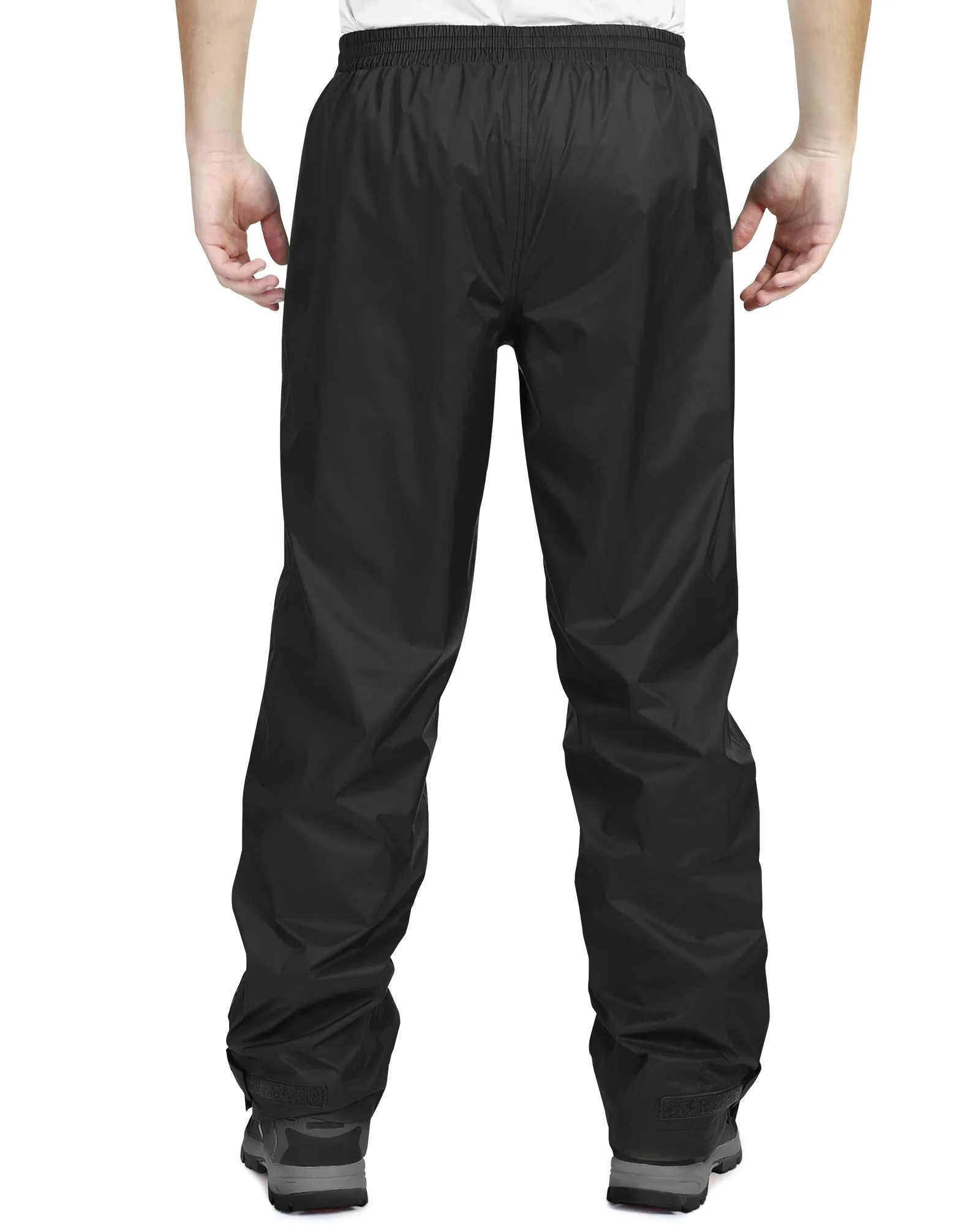 1.10 lbs 5000mm W/P Index 5000 Level Breathable Men's Rain Pants with Reflective Design