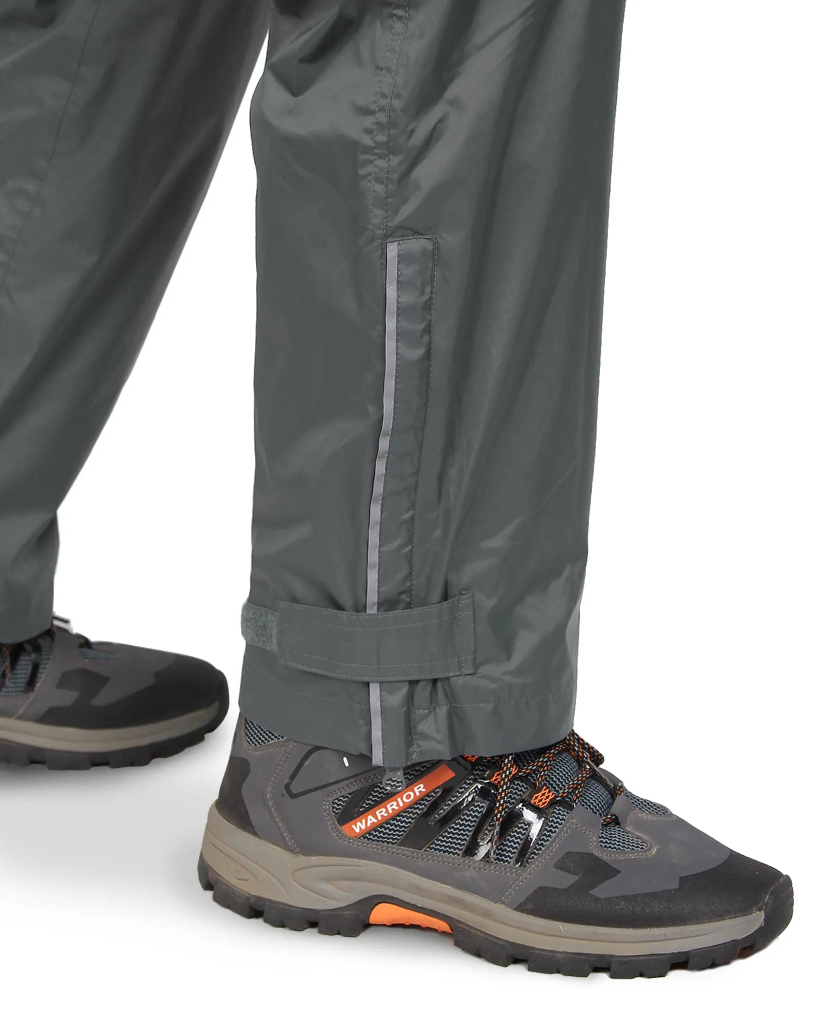 1.10 lbs 5000mm W/P Index 5000 Level Breathable Men's Rain Pants with Reflective Design