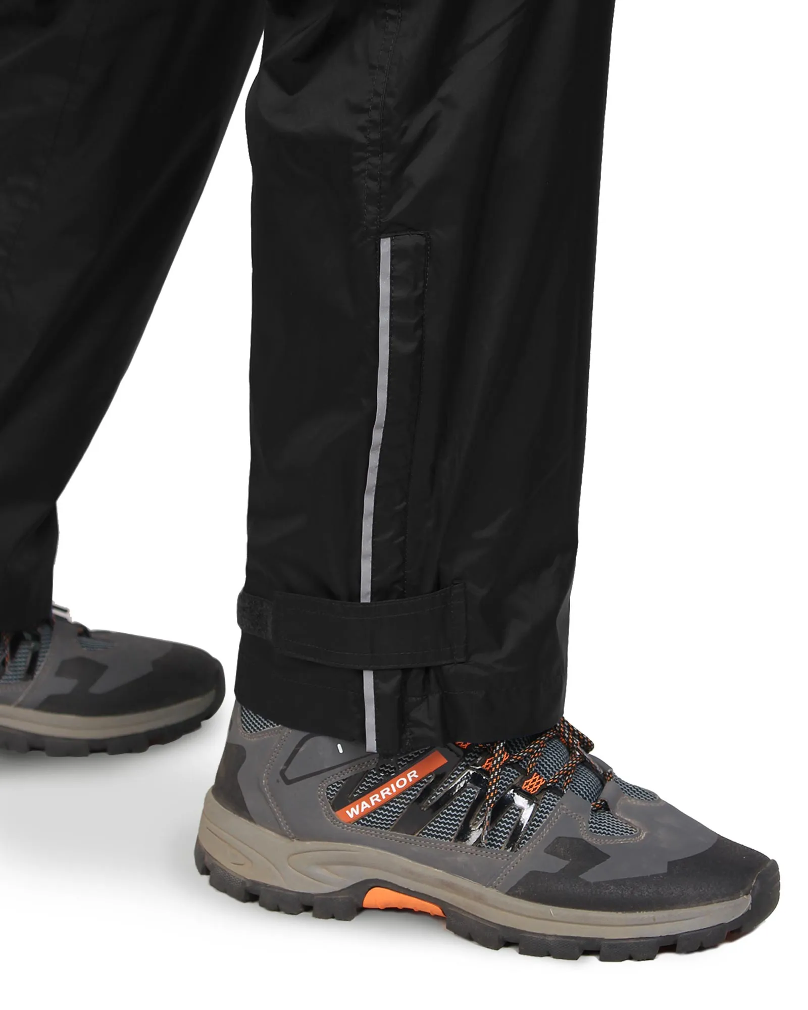 1.10 lbs 5000mm W/P Index 5000 Level Breathable Men's Rain Pants with Reflective Design