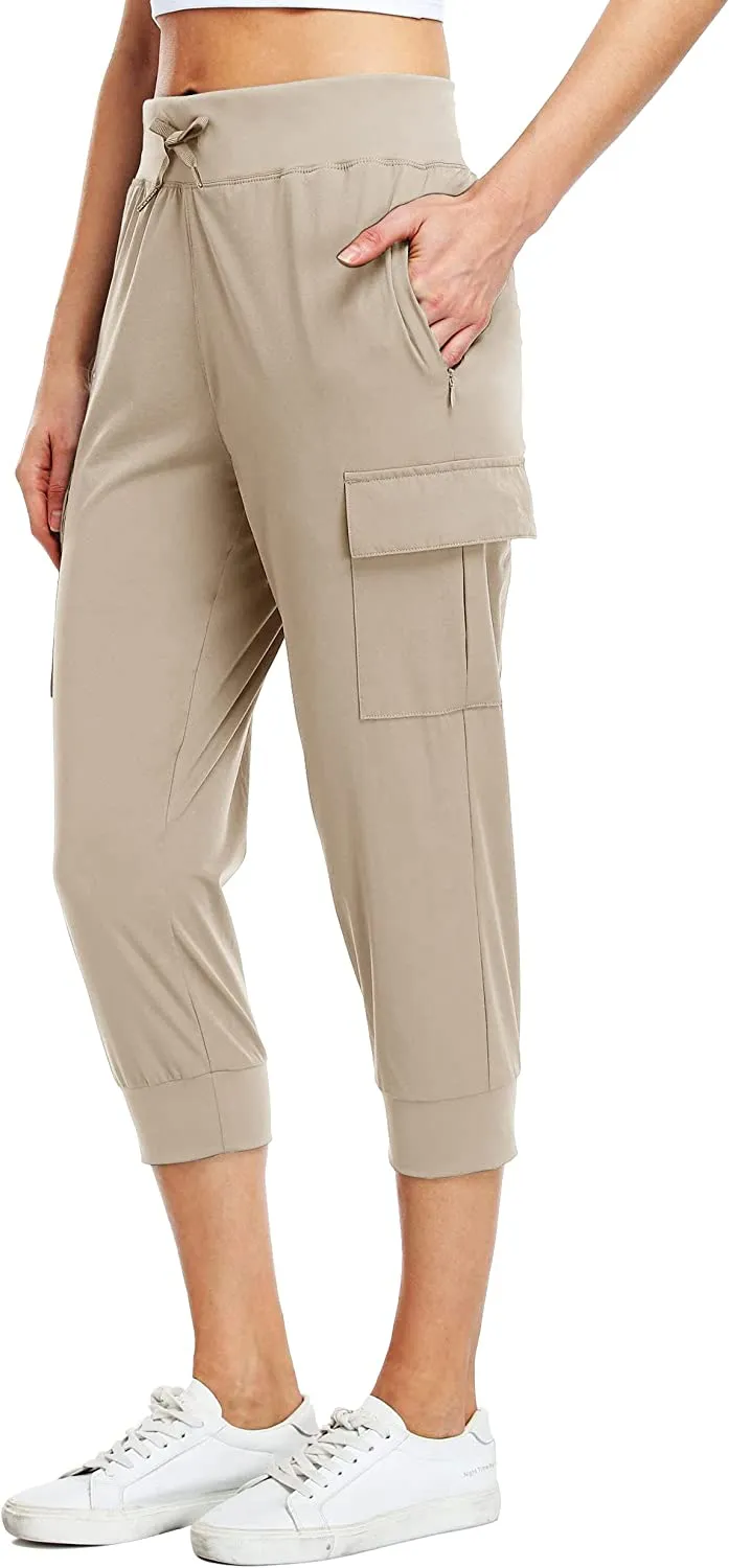 Amy Fashion - Cargo Hiking Capris Quick Dry Lightweight Outdoor Pants