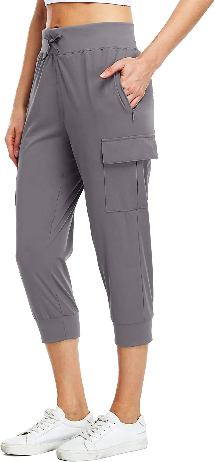 Amy Fashion - Cargo Hiking Capris Quick Dry Lightweight Outdoor Pants