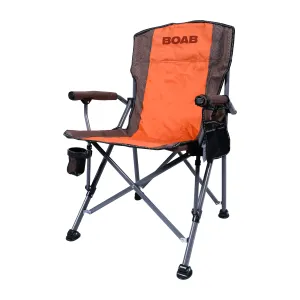 Camping Chair Folding Orange by BOAB