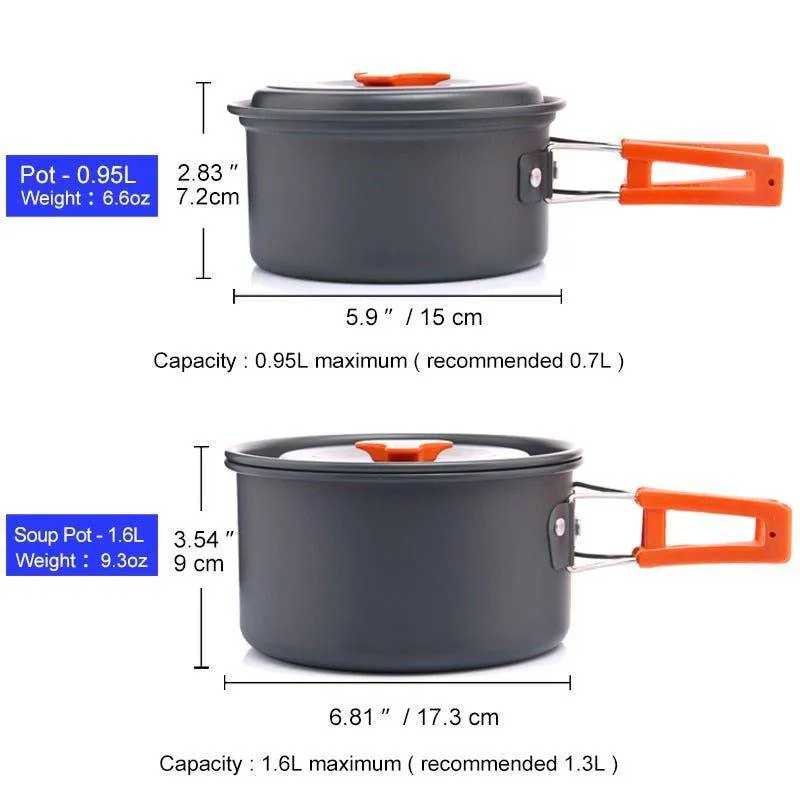 Camping Outdoor Cookware Set