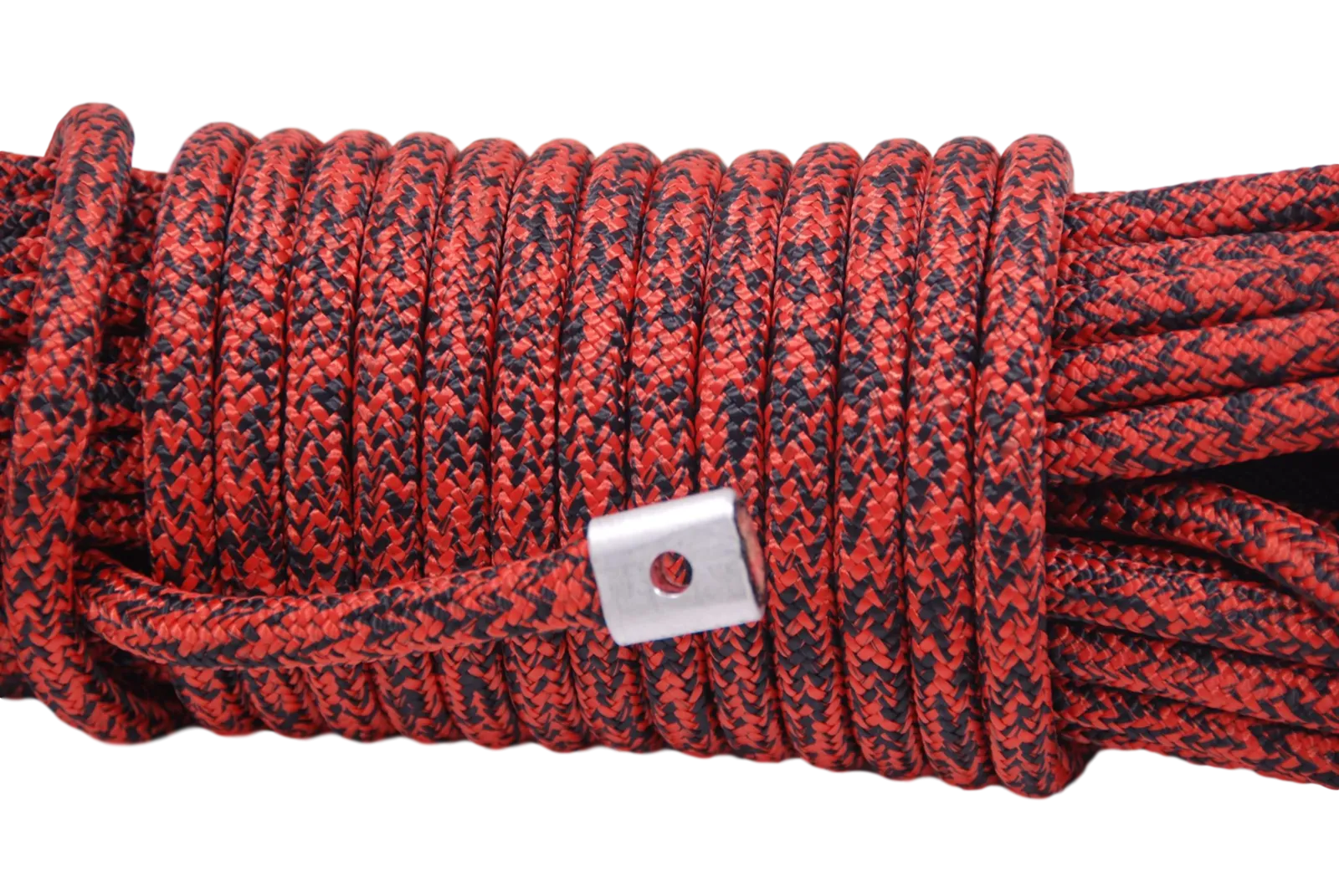 Carbon Offroad Next Gen 24 x 11mm Low mount winch rope kit - Red black mix colour