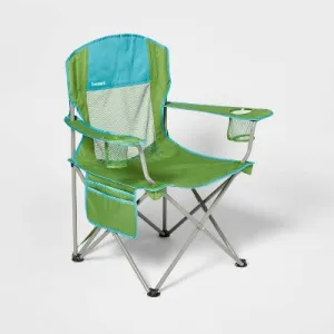 Embark Outdoor Oversized Portable Mesh Camping Chair with Cup Holder Foldable