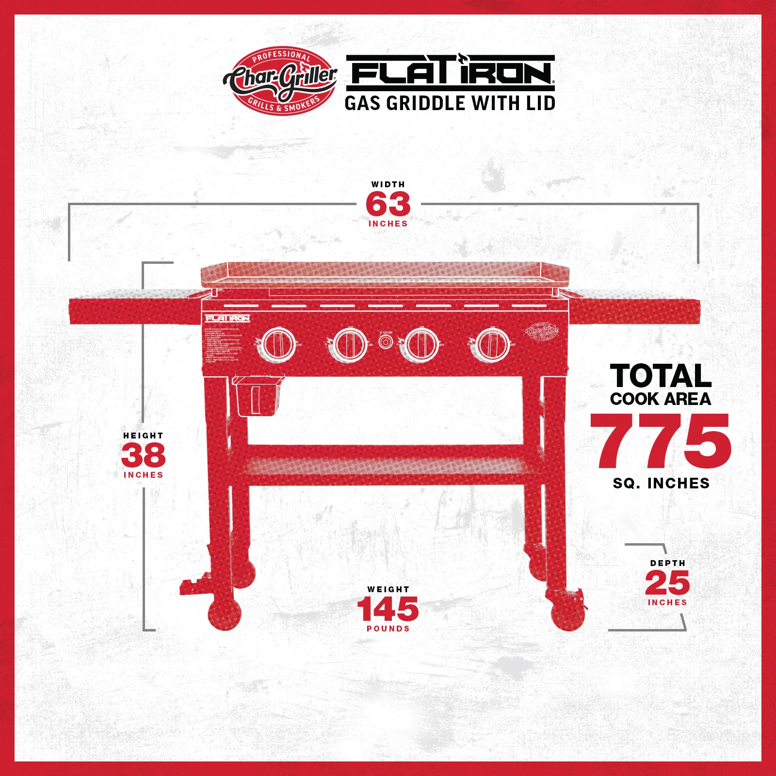 Flat Iron® Gas Griddle