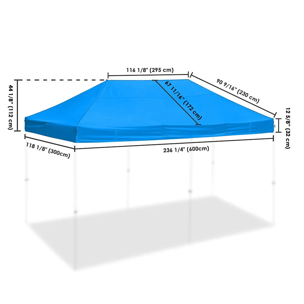 InstaHibit Canopy Replacement 10x20 Pop Ups CPAI-84 FireRetardant