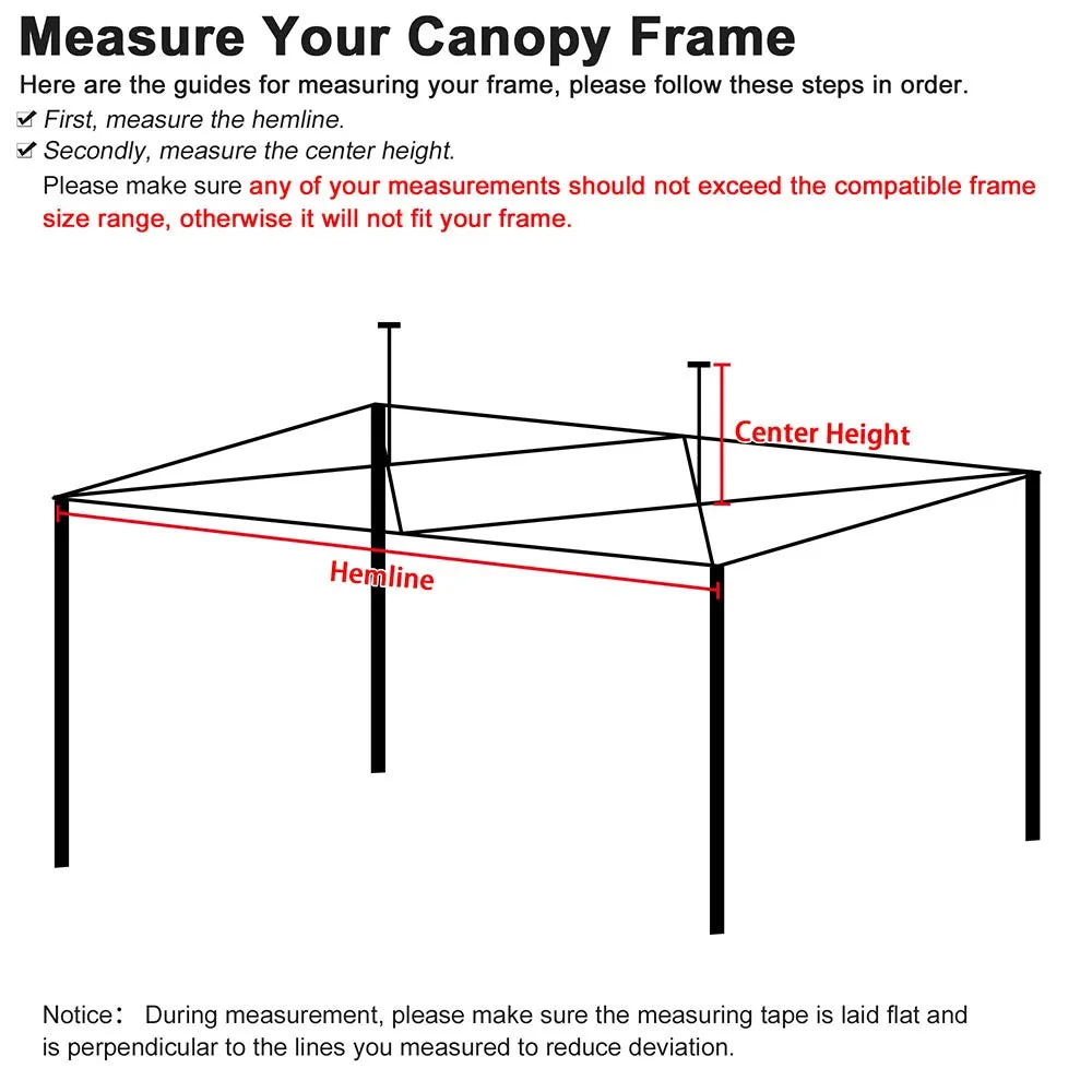 InstaHibit Canopy Replacement 10x20 Pop Ups CPAI-84 FireRetardant