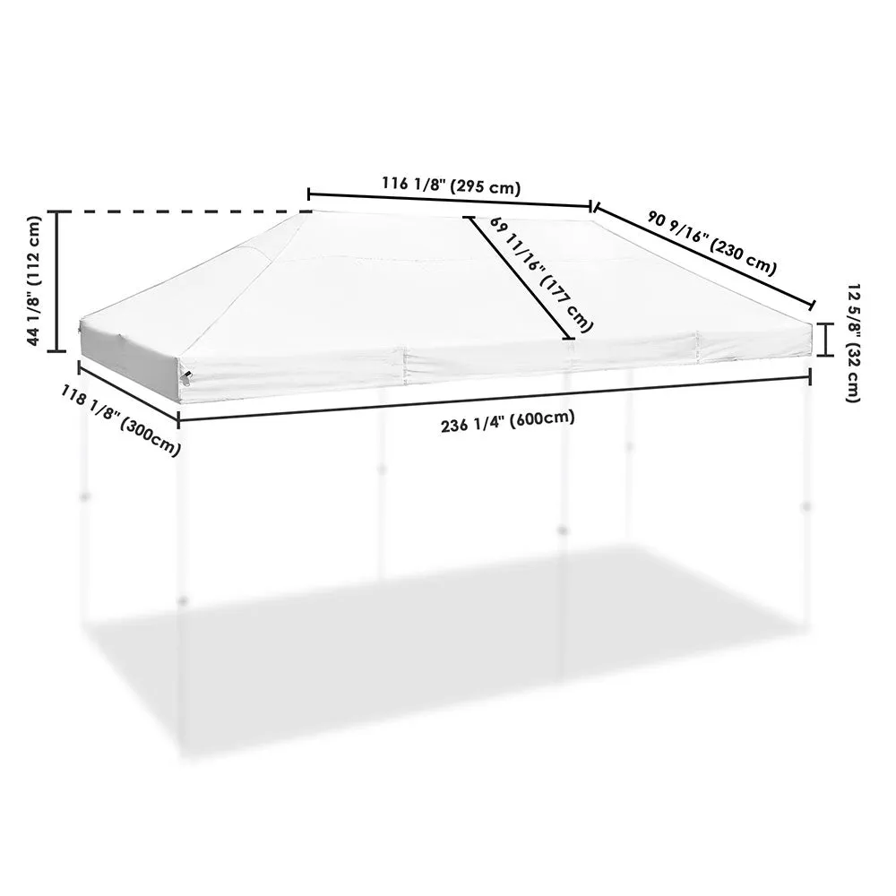 InstaHibit Canopy Replacement 10x20 Pop Ups CPAI-84 FireRetardant