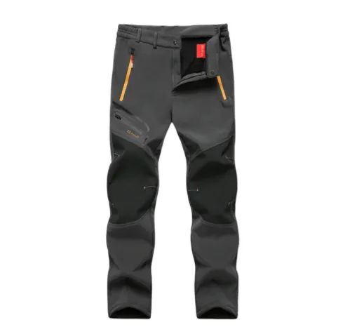 Kwaikjian Men's Winter Track Fleece Lined Pants