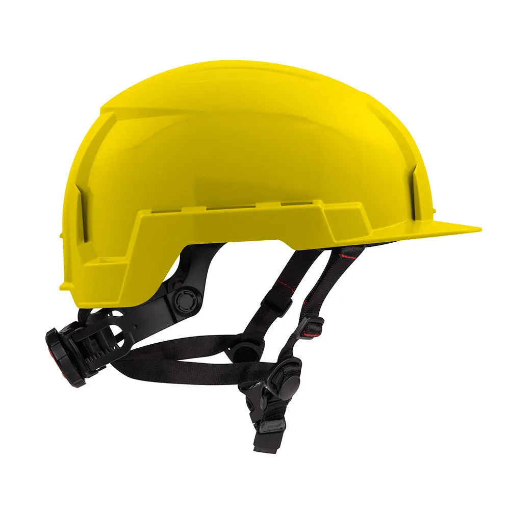 Milwaukee 48-73-1323 BOLT Yellow Front Brim Safety Helmet (USA) - Type 2, Class E, Non-Vented