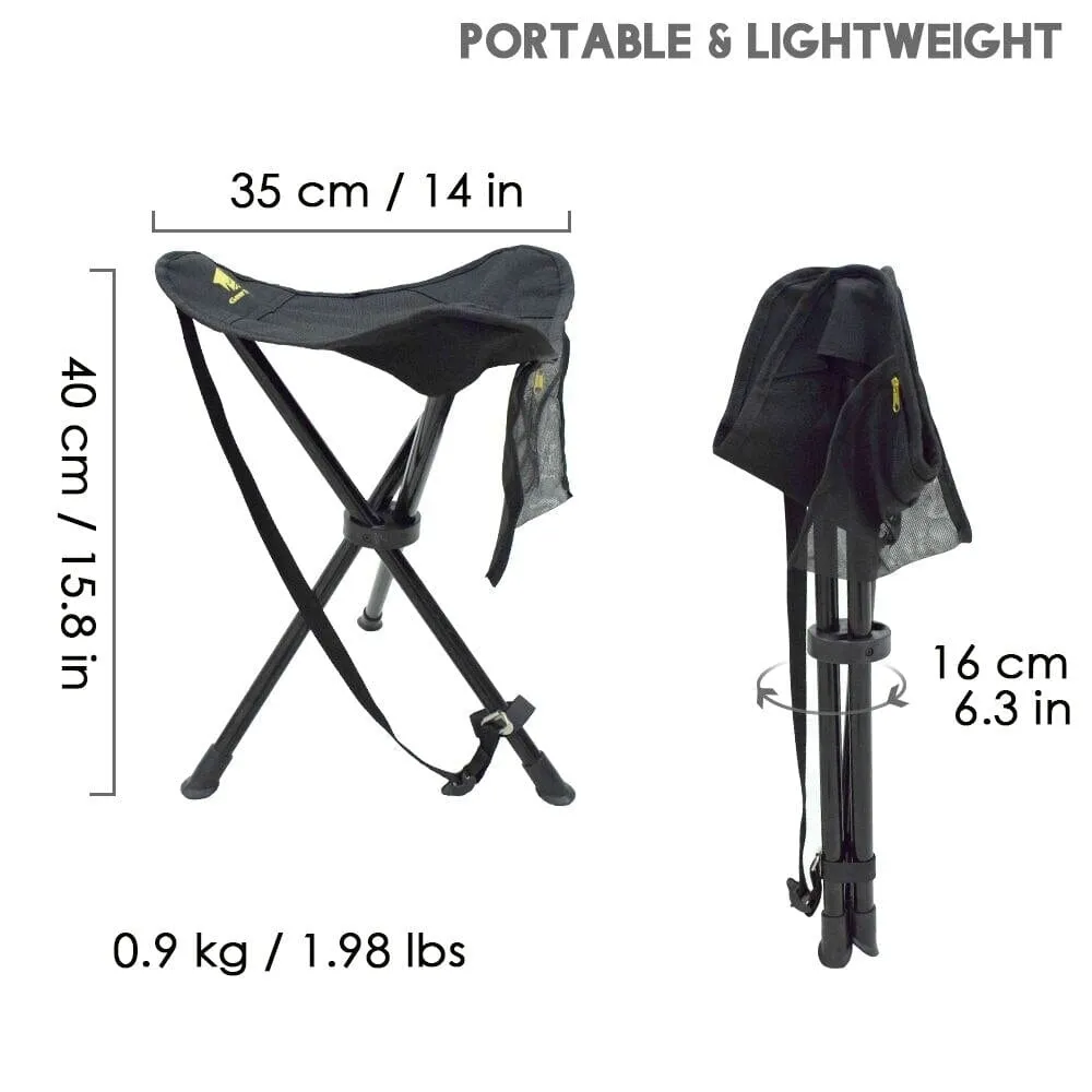 Portable Ultralight Folding Tripod Camping Chair