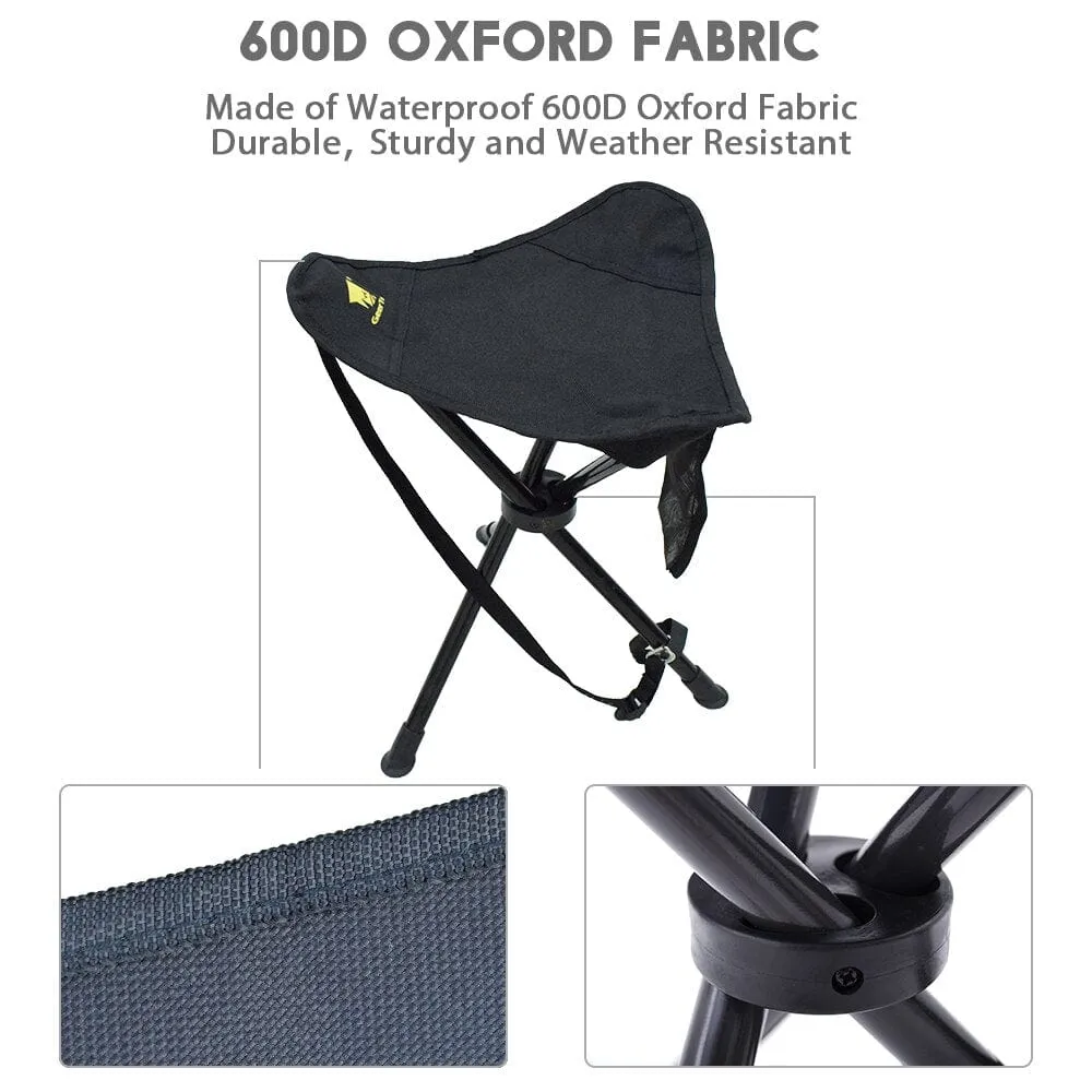 Portable Ultralight Folding Tripod Camping Chair