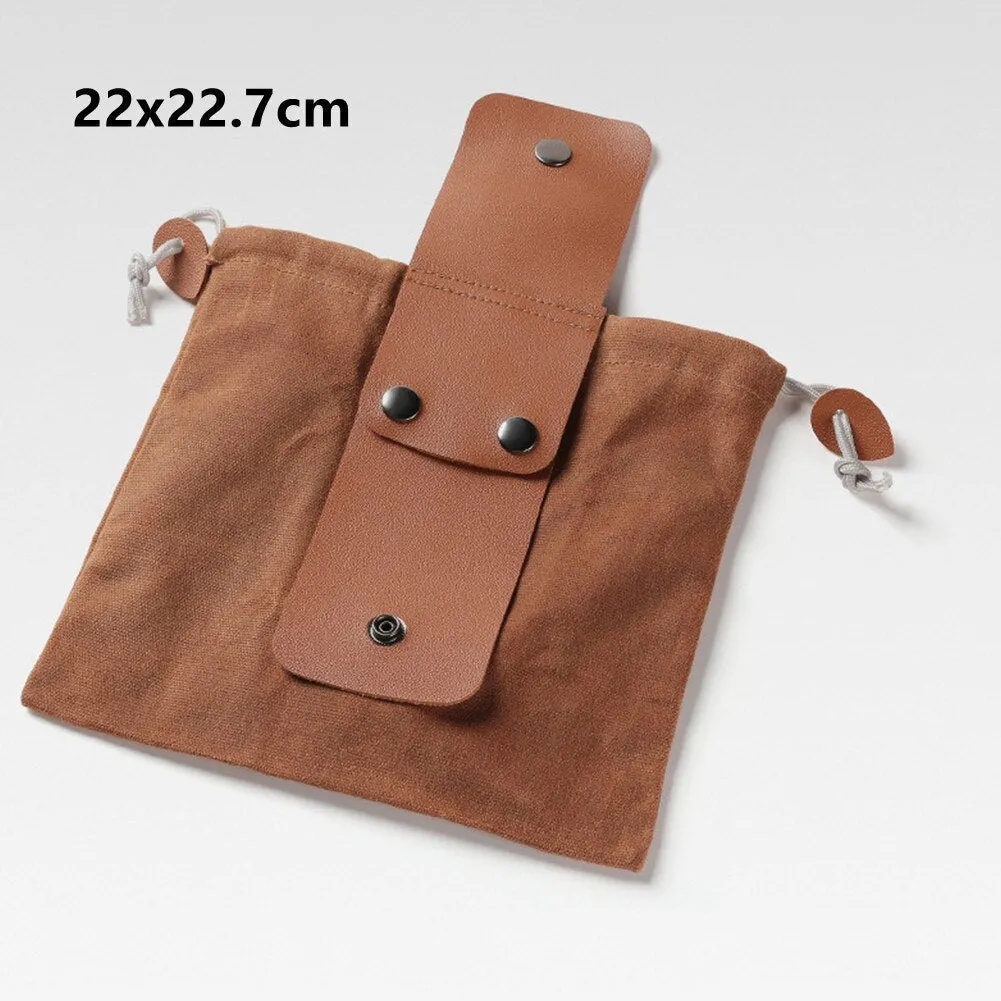 Premium Leather Canvas Hiking Bag