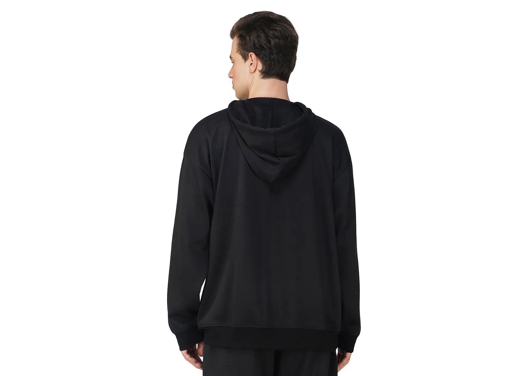 SLAY. Men's Black Oversized Drop Shoulder Hoodie