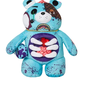 Sprayground Night of The Living Bear Backpack - Blue / Red / Pink